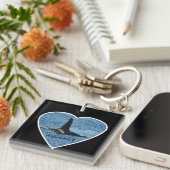 Killer Whale Fin "Aquarius" Schlüsselanhänger (Vorderseite rechts)