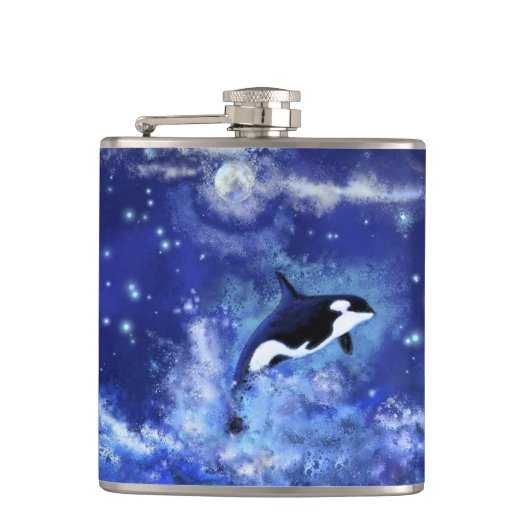 Killer Whale Flachmann (Vorderseite)