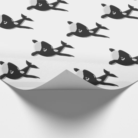 Killer Whale Geschenkpapier (Ecke)