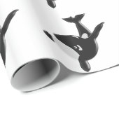 Killer Whale Geschenkpapier (Rolleneckpunkt)