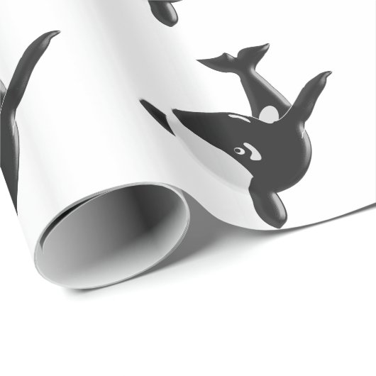 Killer Whale Geschenkpapier (Rolleneckpunkt)