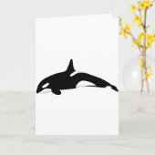 Killer Whale Karte (Gelbe Blume)