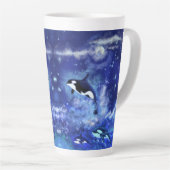 Killer Whale Latte Tasse (Rechte Ecke)