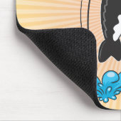 Killer Whale Mouse Pad Mousepad (Ecke)