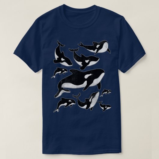 Killer Whale Ocean Animal Aquarist Gift Aquarium O T-Shirt (Design vorne)