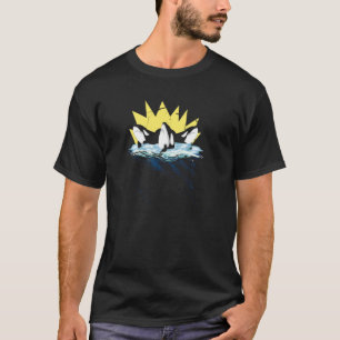 Killer Whale Ocean Animal Orca Pul Hoodie T-Shirt