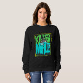 Killer Whale Ocean Orcas Sweatshirt (Vorne ganz)
