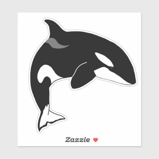 Killer Whale Orca Aufkleber (Blatt)