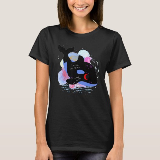 Killer Whale Orca,design orca ,Orca Family T-Shirt (Vorderseite)