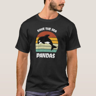 Killer Whale Orca Dolphin Rettete die Meerespandas T-Shirt