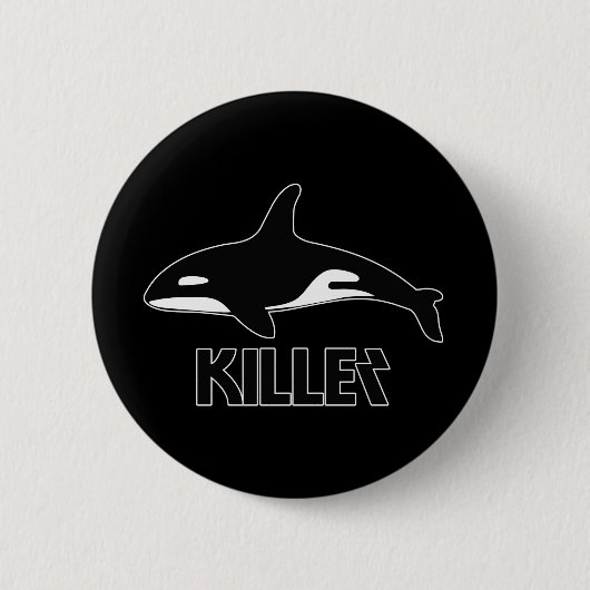 Killer Whale Orca of Death Button (Vorderseite)