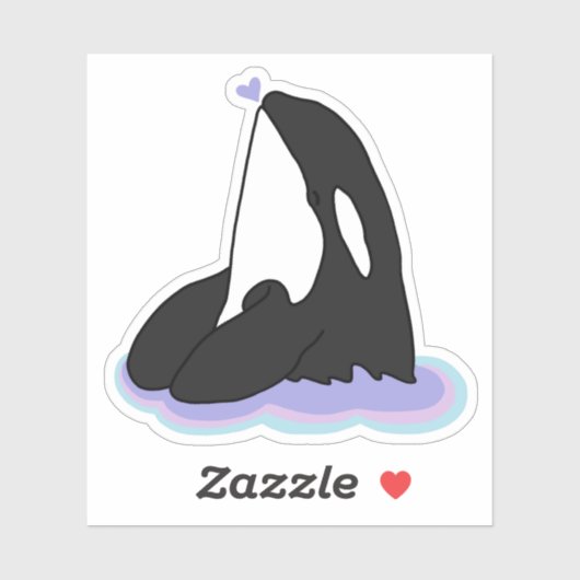 Killer Whale Orca Sticker (Blatt)