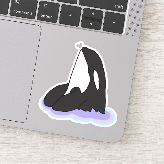 Killer Whale Orca Sticker (Detail)