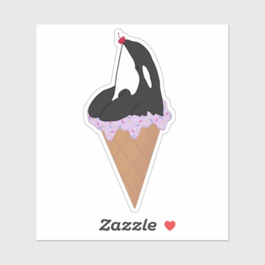 Killer Whale Orca Sticker (Blatt)