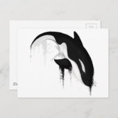 Killer Whale Orca von Crem Postkarte (Vorne/Hinten)