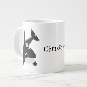 Killer Whale Personalisiert Jumbo-Tasse