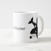Killer Whale Personalisiert Jumbo-Tasse (Vorderseite Rechts)