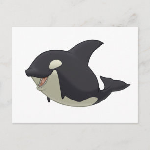Killer Whale Postcard Postkarte