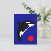 Killer Whale Postkarte (Stehend Vorderseite)