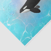 Killer Whale Seidenpapier (Ausschnitt)