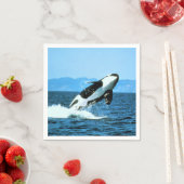 Killer Whale Serviette (Beispiel)