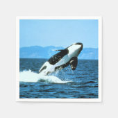Killer Whale Serviette (Vorderseite)