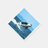 Killer Whale Serviette (Ecke)