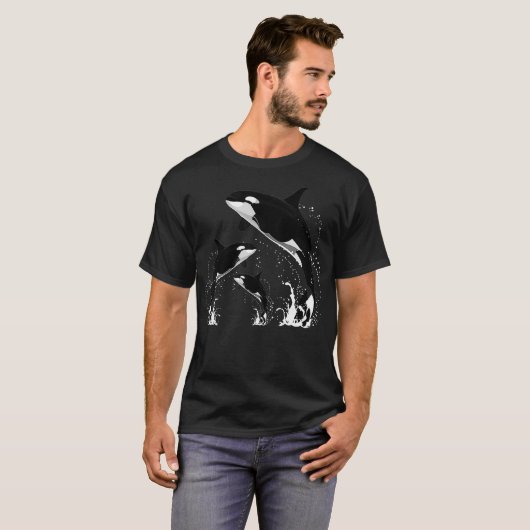 Killer Whale spendet Orca Killer Wale T-Shirt (Vorne ganz)