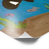 Killer Whale von Genevieve & Gina Fotodruck (Ecke)