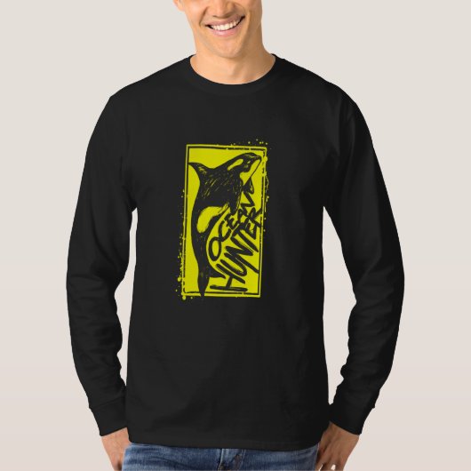 Killer Whale Whales Beach Swea T-Shirt (Vorderseite)