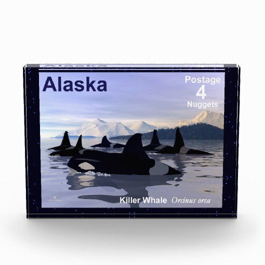 Killer Whales - Alaska Postage Fotoblock (Vorderseite)