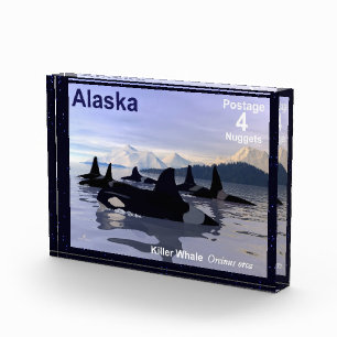 Killer Whales - Alaska Postage Fotoblock