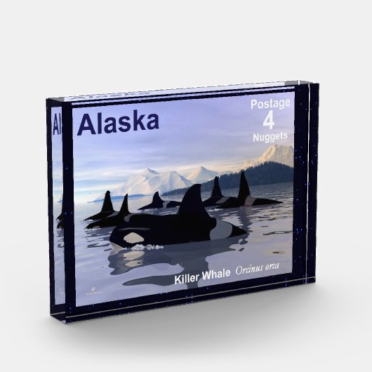 Killer Whales - Alaska Postage Fotoblock (Links)