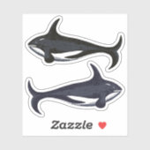 Killer Whales Aufkleber (Blatt)