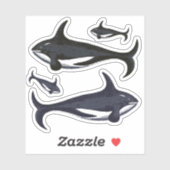 Killer Whales Aufkleber (Blatt)