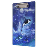 Killer Whales Clipboard Klemmbrett (Links)