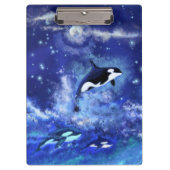 Killer Whales Clipboard Klemmbrett (Vorderseite)
