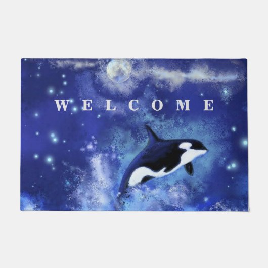 Killer Whales Doormat Fußmatte (Vorderseite)