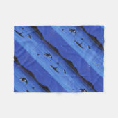 Killer Whales Fleecedecke (Vorderseite (Horizontal))