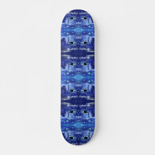 Killer Whales on Full Moon - Art Zeichn - Mirror Skateboard