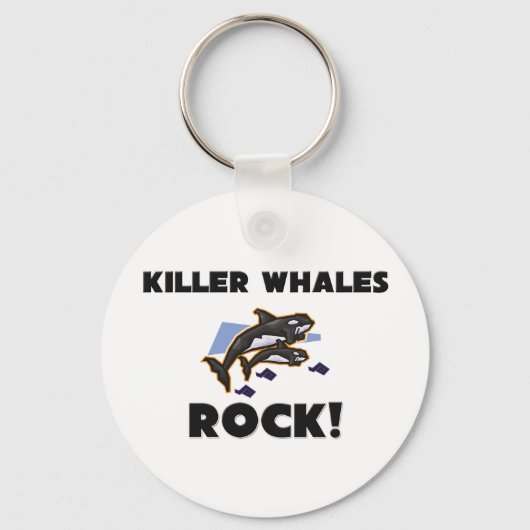 Killer Whales Rock Schlüsselanhänger (Vorderseite)