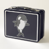 Killerwal an der Yoga-Fitness im Stehenden Metall Brotdose (Rückseite)