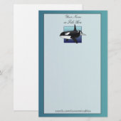 Killerwal-Briefpapier Briefpapier (Vorne/Hinten)