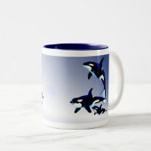 Killerwal-Familie, _Mugs Zweifarbige Tasse (VorderseiteRechts)