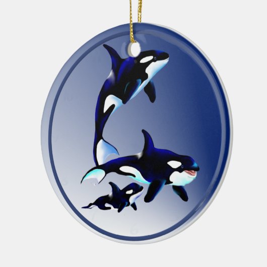 Killerwal-Familien-Verzierungen Keramikornament (Links)