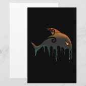 Killerwal Halloween Briefpapier (Vorne/Hinten)