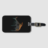 Killerwal Halloween Gepäckanhänger (Vorderseite (Horizontal))