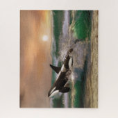 Killerwal in See Puzzle (Vertikal)