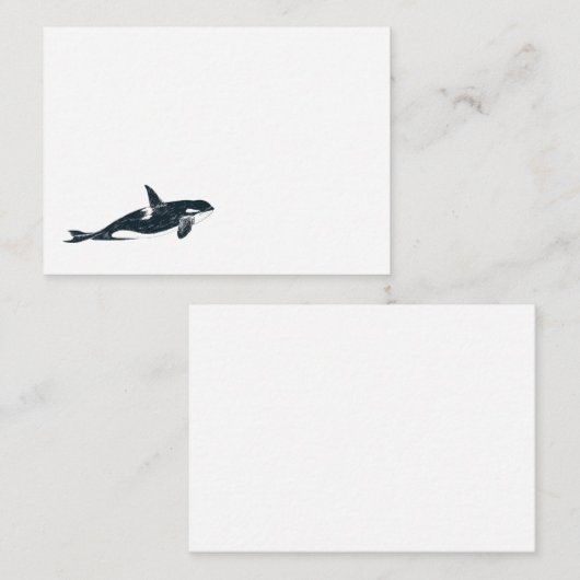 Killerwal Mitteilungskarte (Vorne/Hinten)