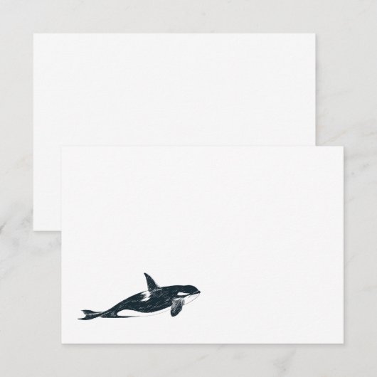 Killerwal Mitteilungskarte (Vorne/Hinten)